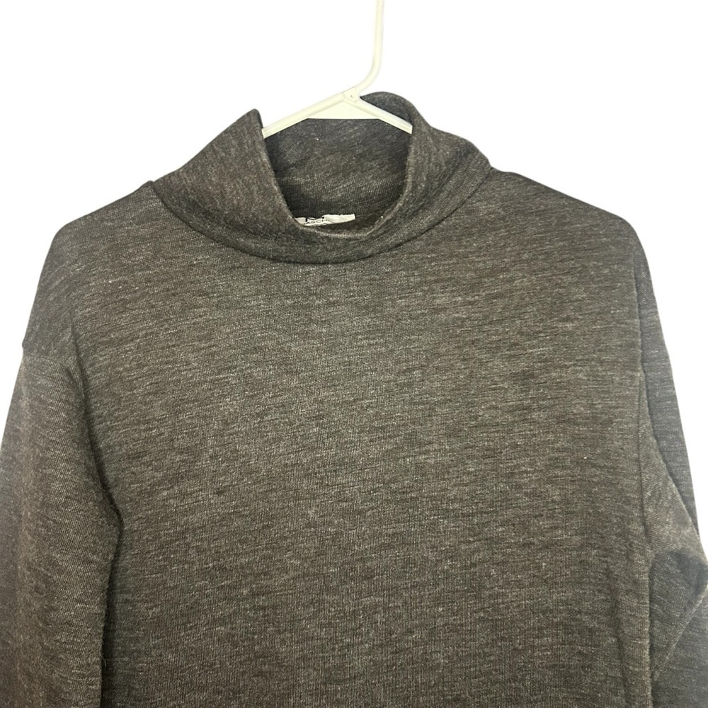 Magaschoni Gray Mock Neck Sweater | Soft Pullover Top Size Small - Picture 2 of 11